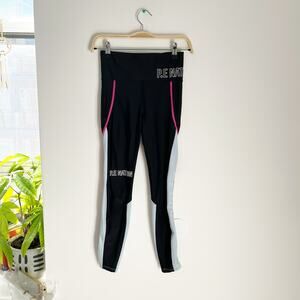P.E. Nation Black & Blue Leggings Size Small